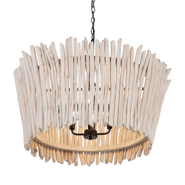 Maxim - 22426WWTBZ - Four Light Chandelier - Baywood - Textured Bronze