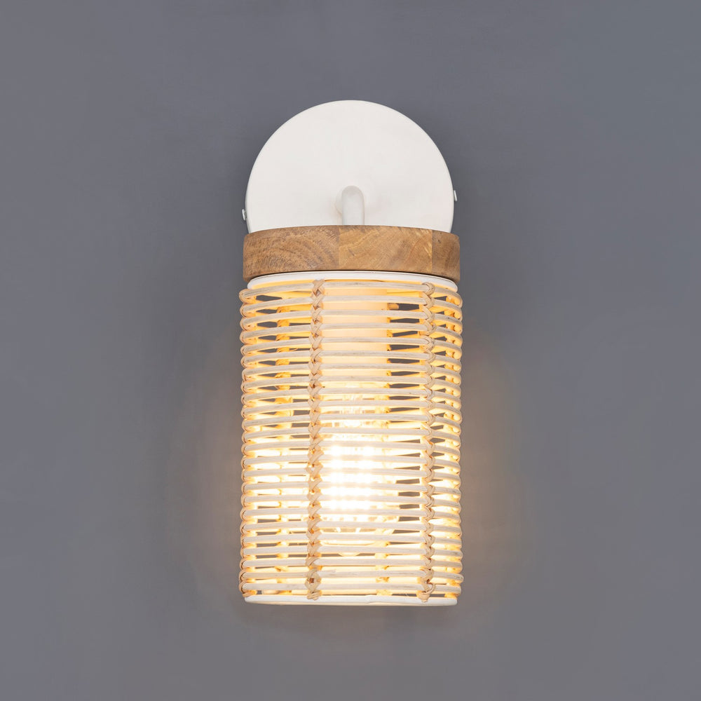 Maxim - 22440NAEC - One Light Wall Sconce - Vannerie - Ecru