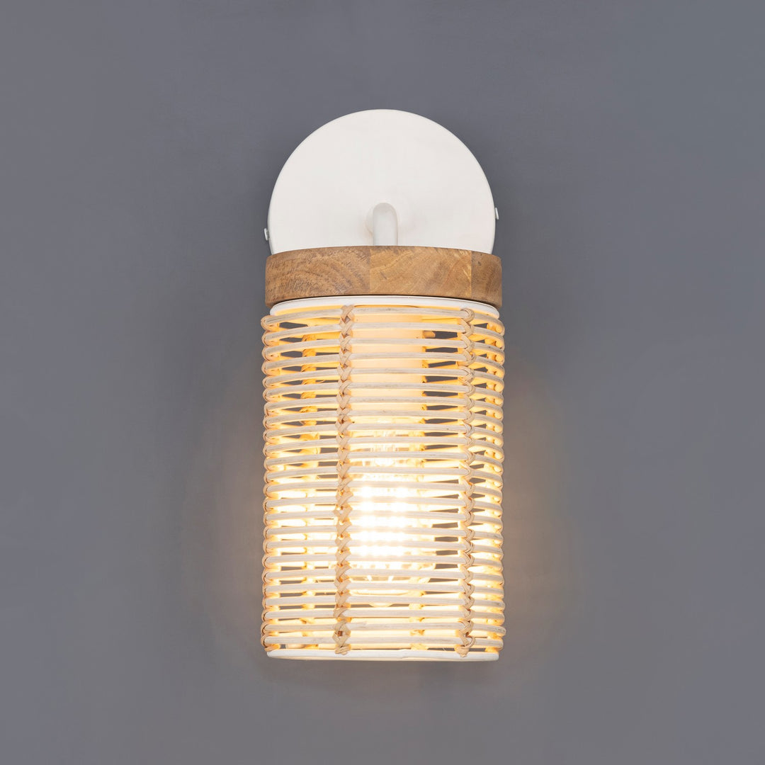 Maxim - 22440NAEC - One Light Wall Sconce - Vannerie - Ecru