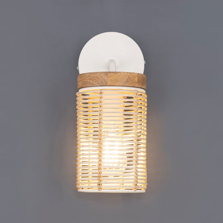 Maxim - 22440NAEC - One Light Wall Sconce - Vannerie - Ecru