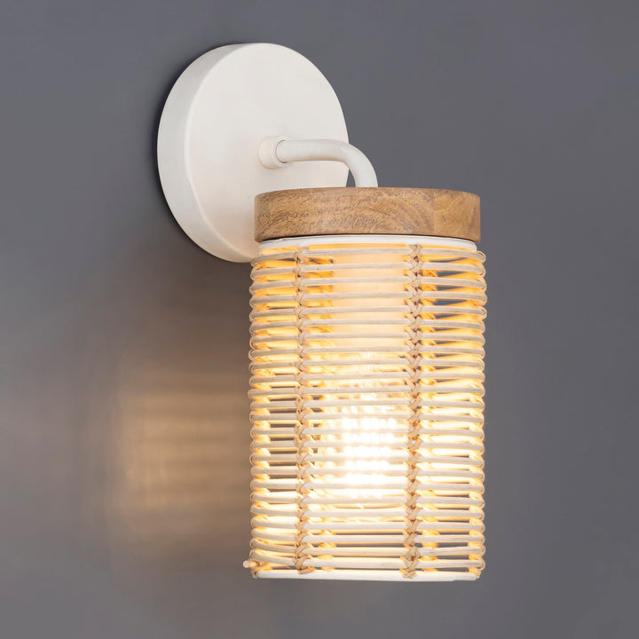 Maxim - 22440NAEC - One Light Wall Sconce - Vannerie - Ecru