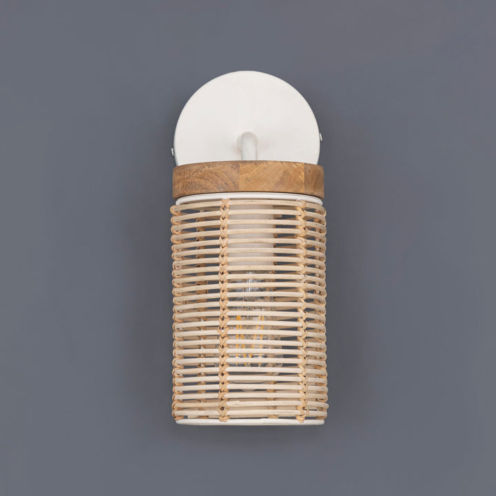 Maxim - 22440NAEC - One Light Wall Sconce - Vannerie - Ecru