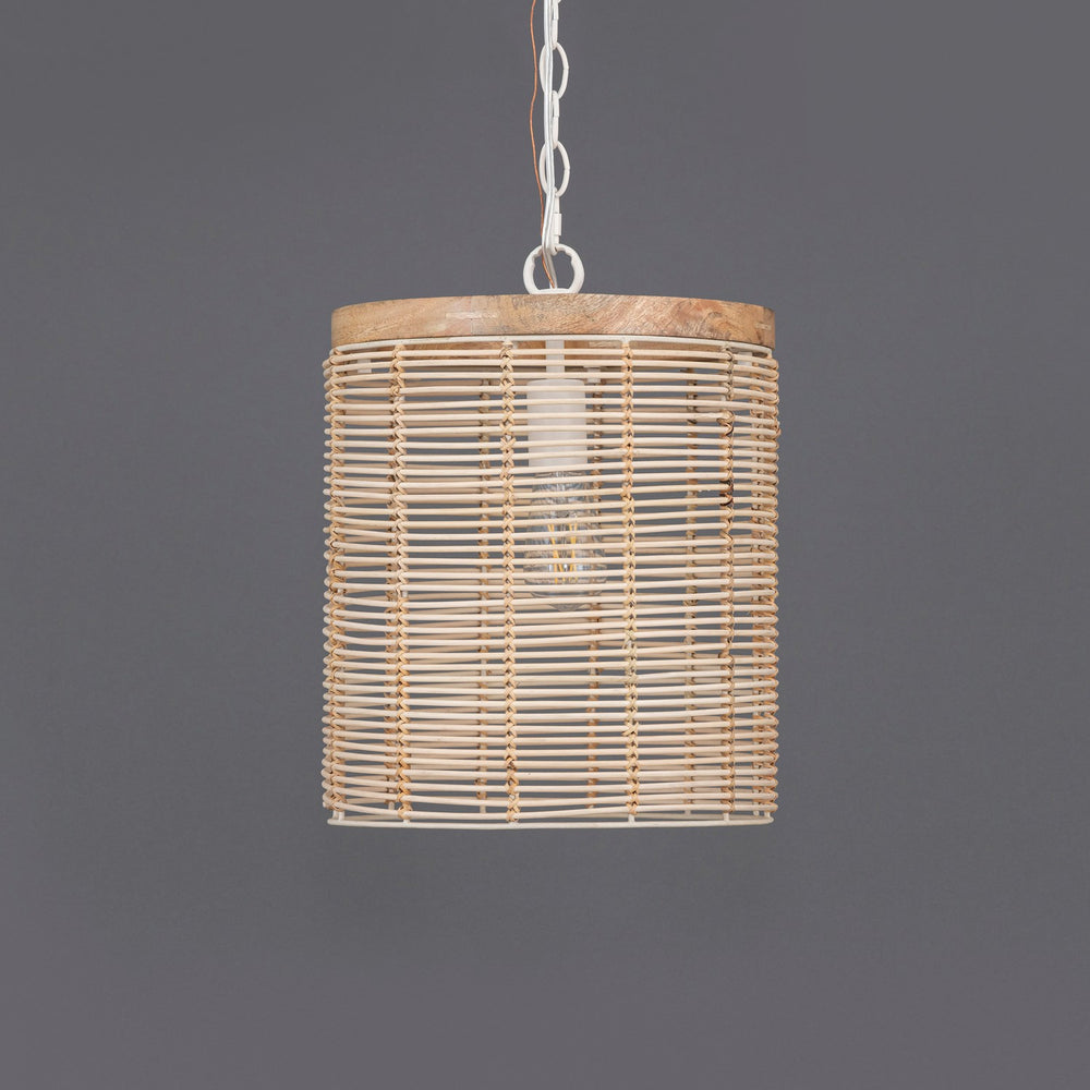 Maxim - 22441NAEC - One Light Pendant - Vannerie - Ecru