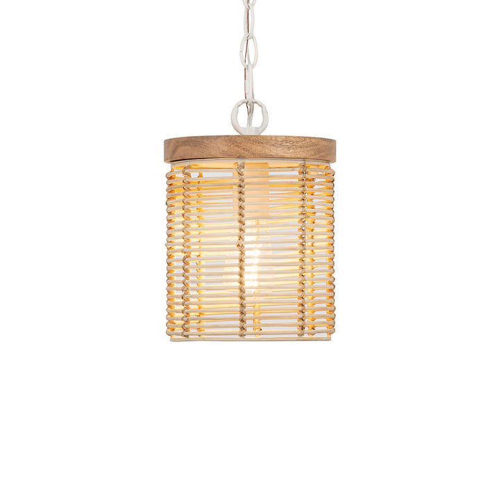 Maxim - 22441NAEC - One Light Pendant - Vannerie - Ecru