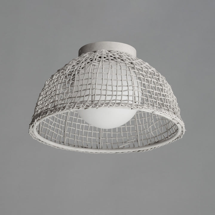 Maxim - 22470WWT - One Light Flush Mount - Cestino - Weathered White
