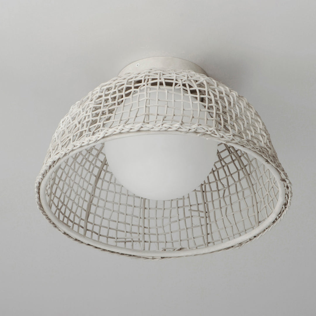 Maxim - 22470WWT - One Light Flush Mount - Cestino - Weathered White
