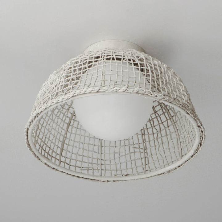 Maxim - 22470WWT - One Light Flush Mount - Cestino - Weathered White