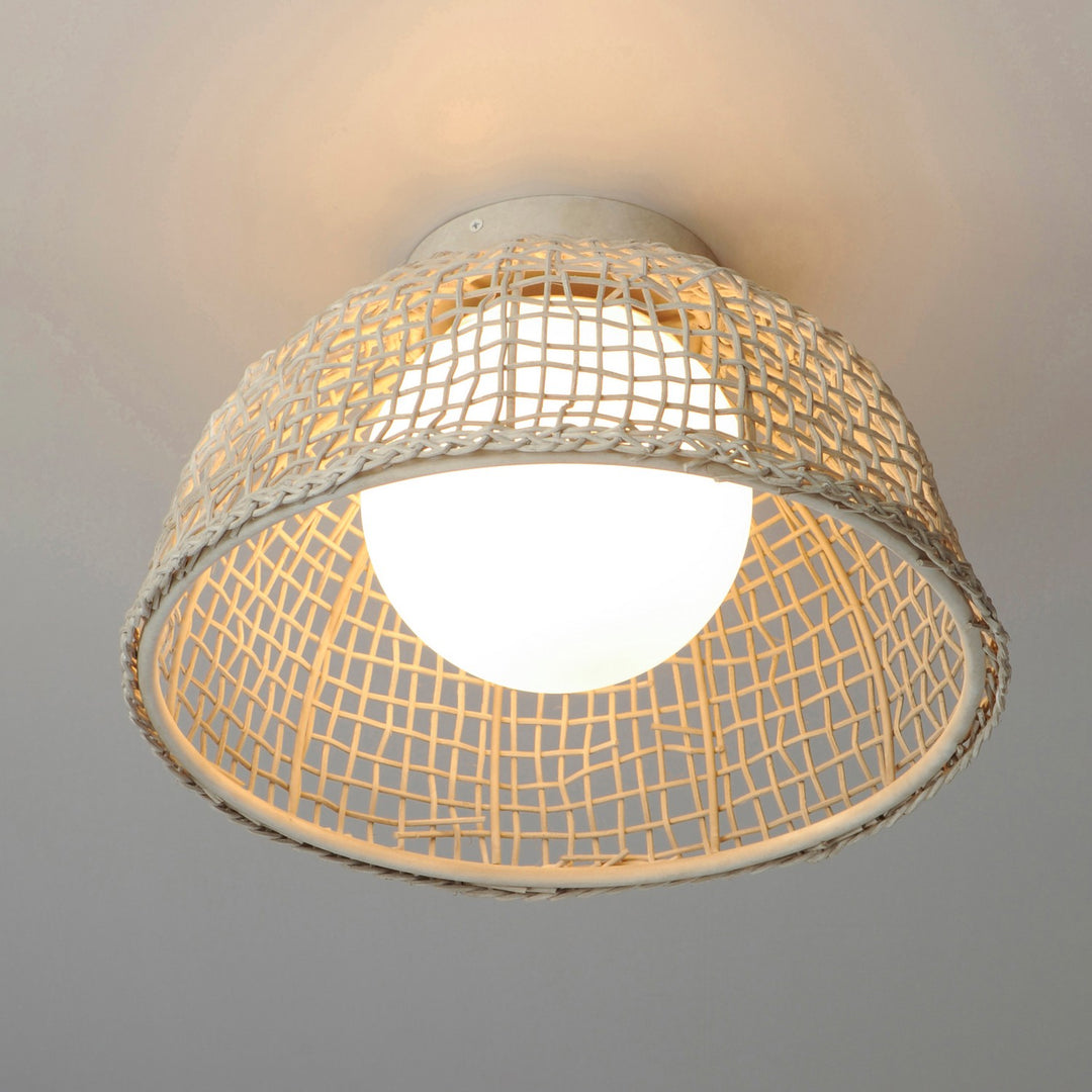 Maxim - 22470WWT - One Light Flush Mount - Cestino - Weathered White
