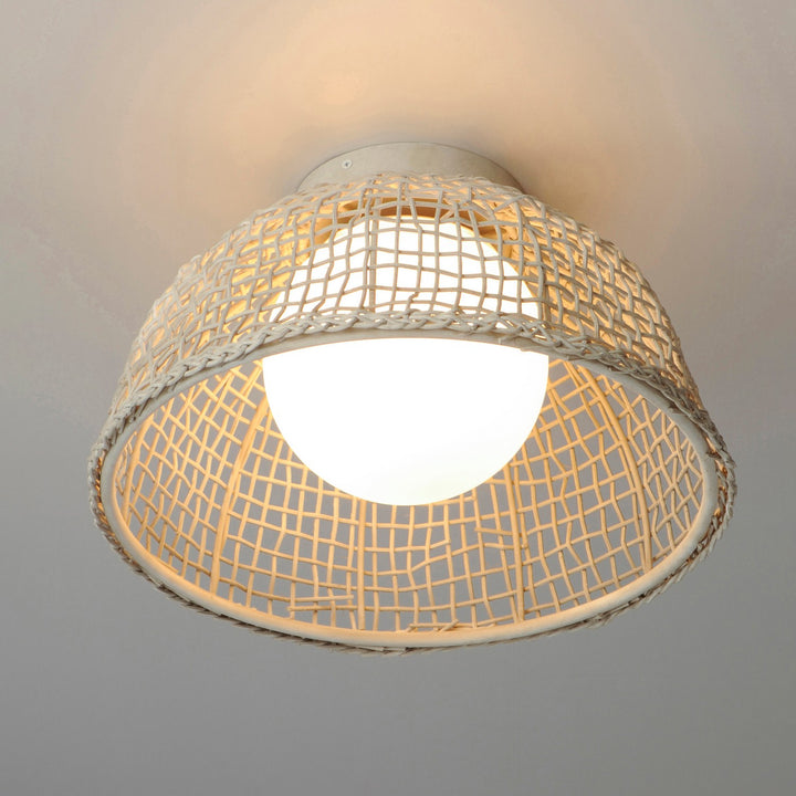 Maxim - 22470WWT - One Light Flush Mount - Cestino - Weathered White