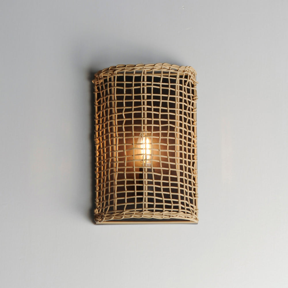 Maxim - 22471NAANB - One Light Wall Sconce - Cestino - Antique Bronze