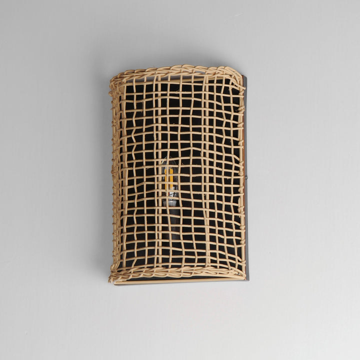 Maxim - 22471NAANB - One Light Wall Sconce - Cestino - Antique Bronze