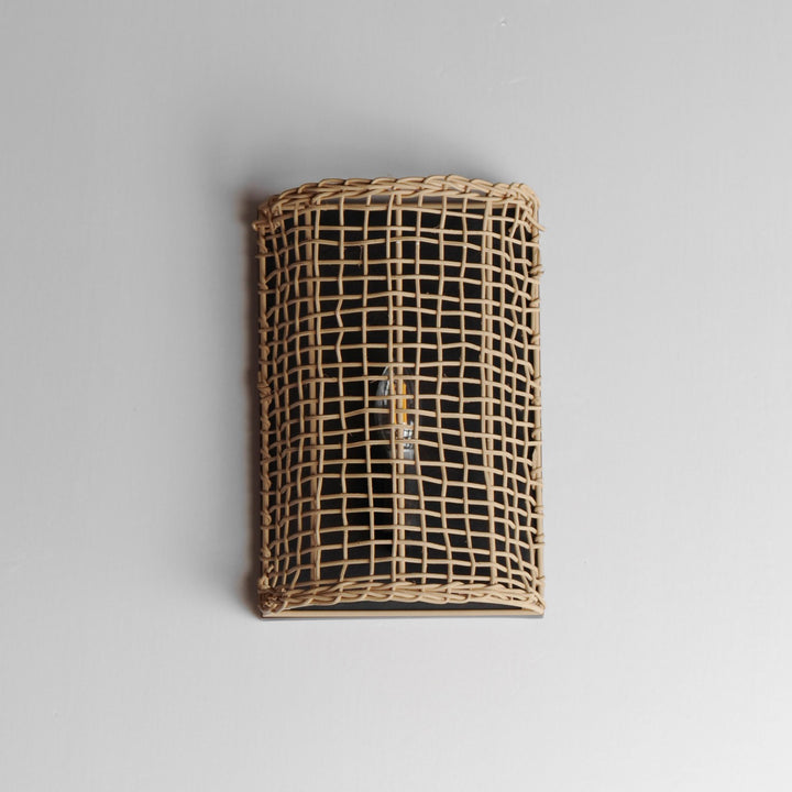 Maxim - 22471NAANB - One Light Wall Sconce - Cestino - Antique Bronze
