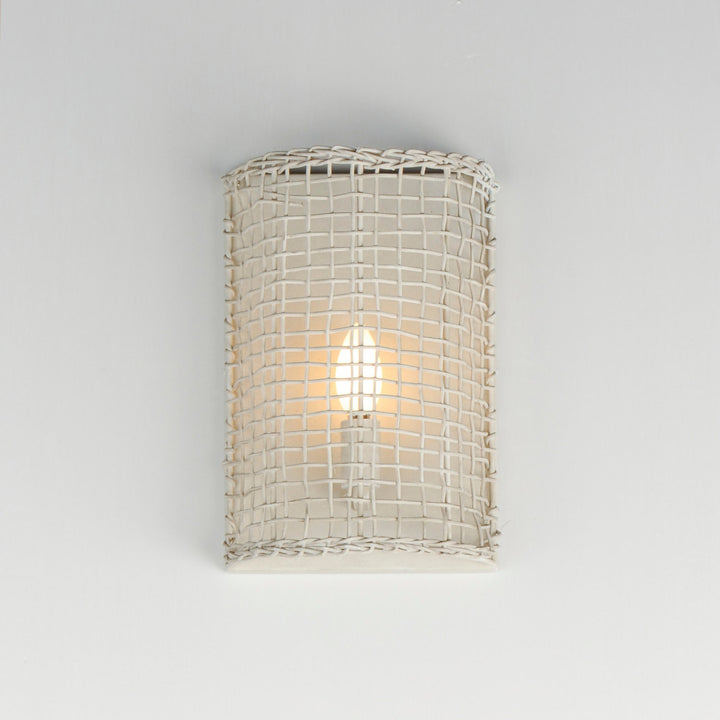 Maxim - 22471WWT - One Light Wall Sconce - Cestino - Weathered White