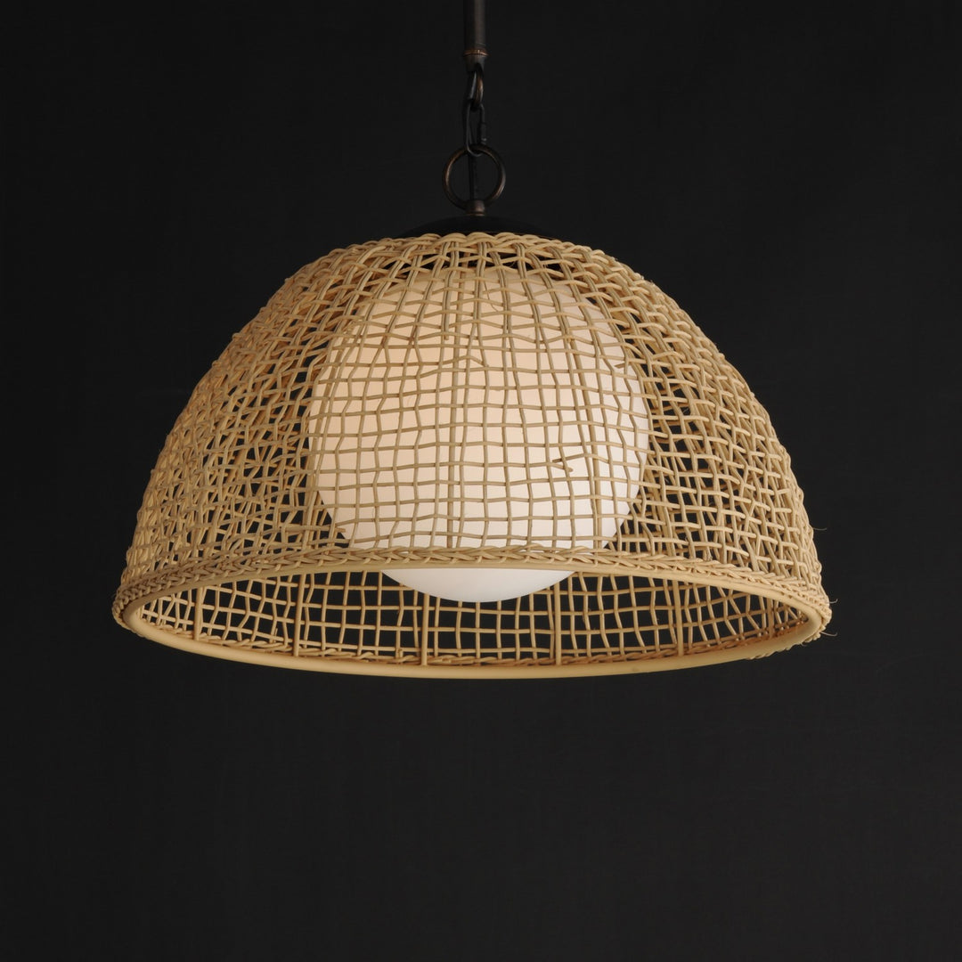 Maxim - 22472NAANB - One Light Pendant - Cestino - Antique Bronze