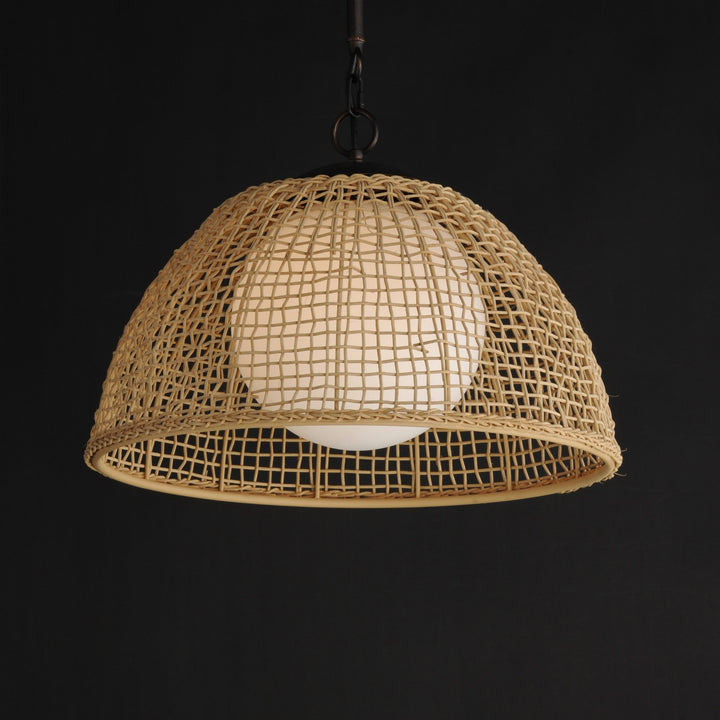 Maxim - 22472NAANB - One Light Pendant - Cestino - Antique Bronze