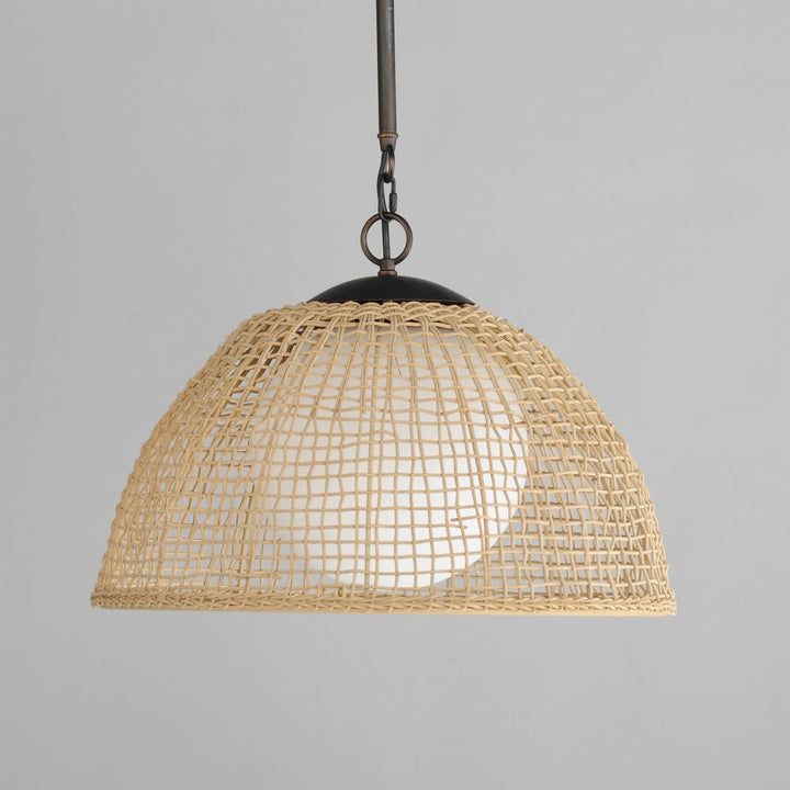 Maxim - 22472NAANB - One Light Pendant - Cestino - Antique Bronze