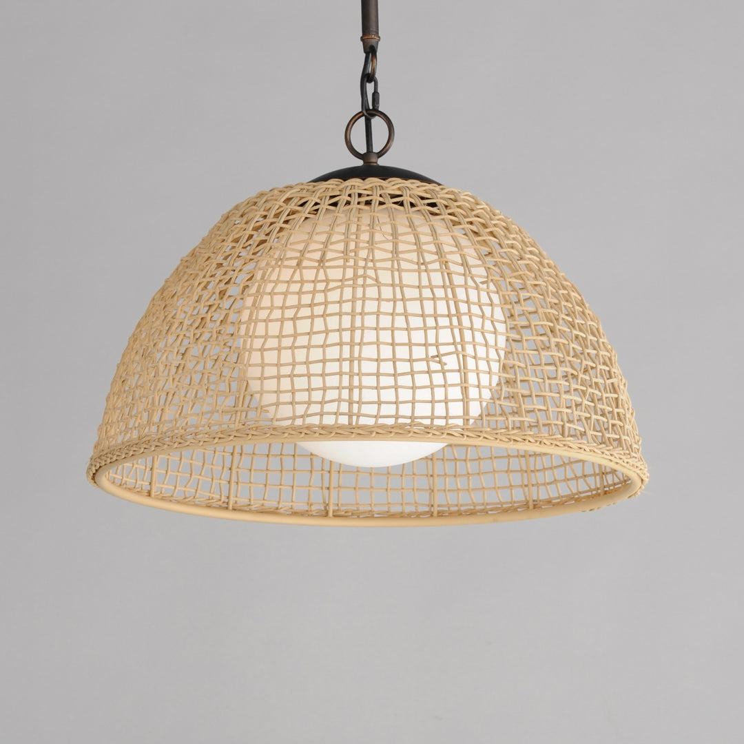 Maxim - 22472NAANB - One Light Pendant - Cestino - Antique Bronze