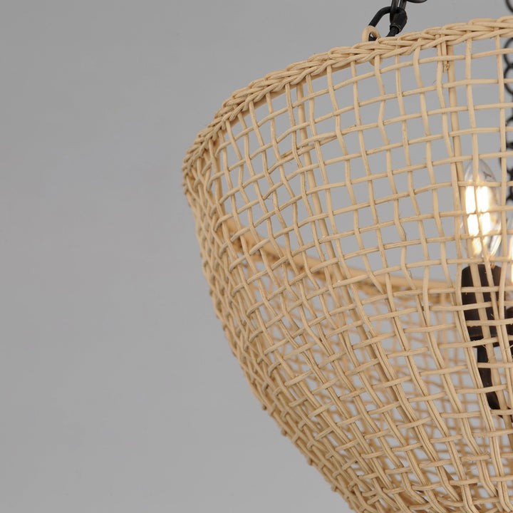 Maxim - 22473NAANB - Four Light Pendant - Cestino - Antique Bronze
