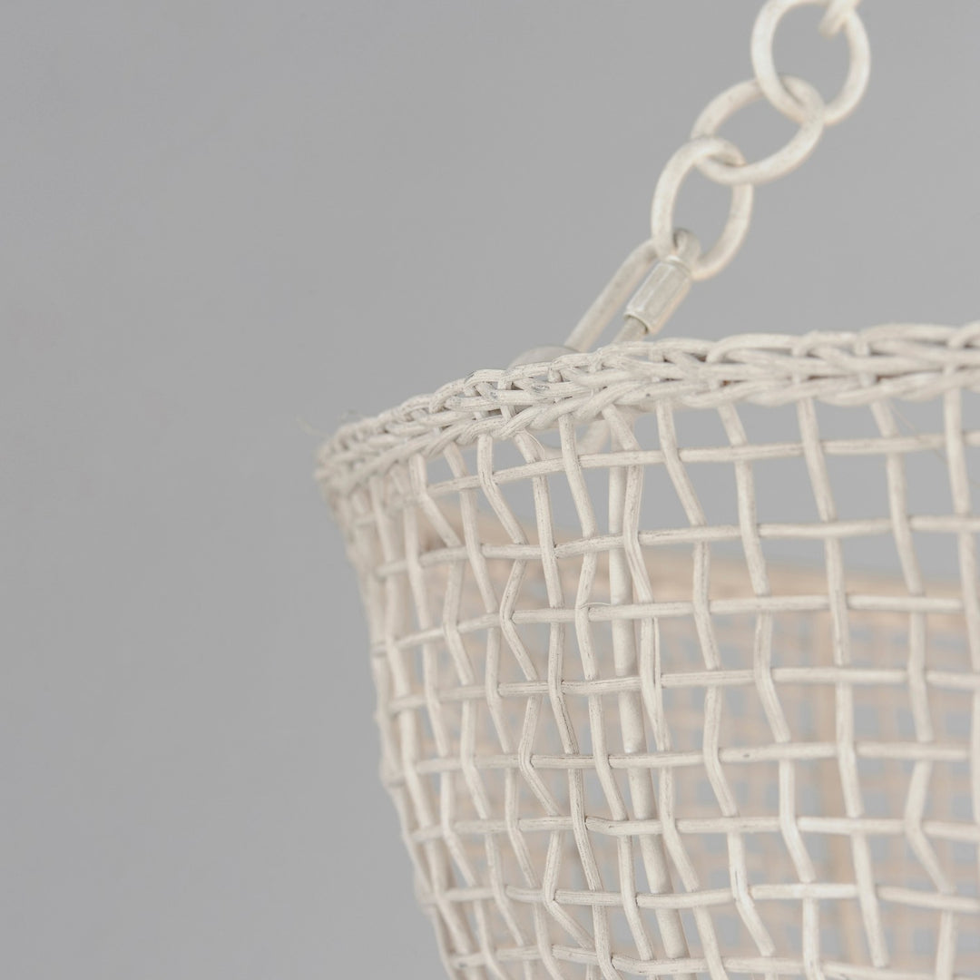 Maxim - 22473WWT - Four Light Pendant - Cestino - Weathered White