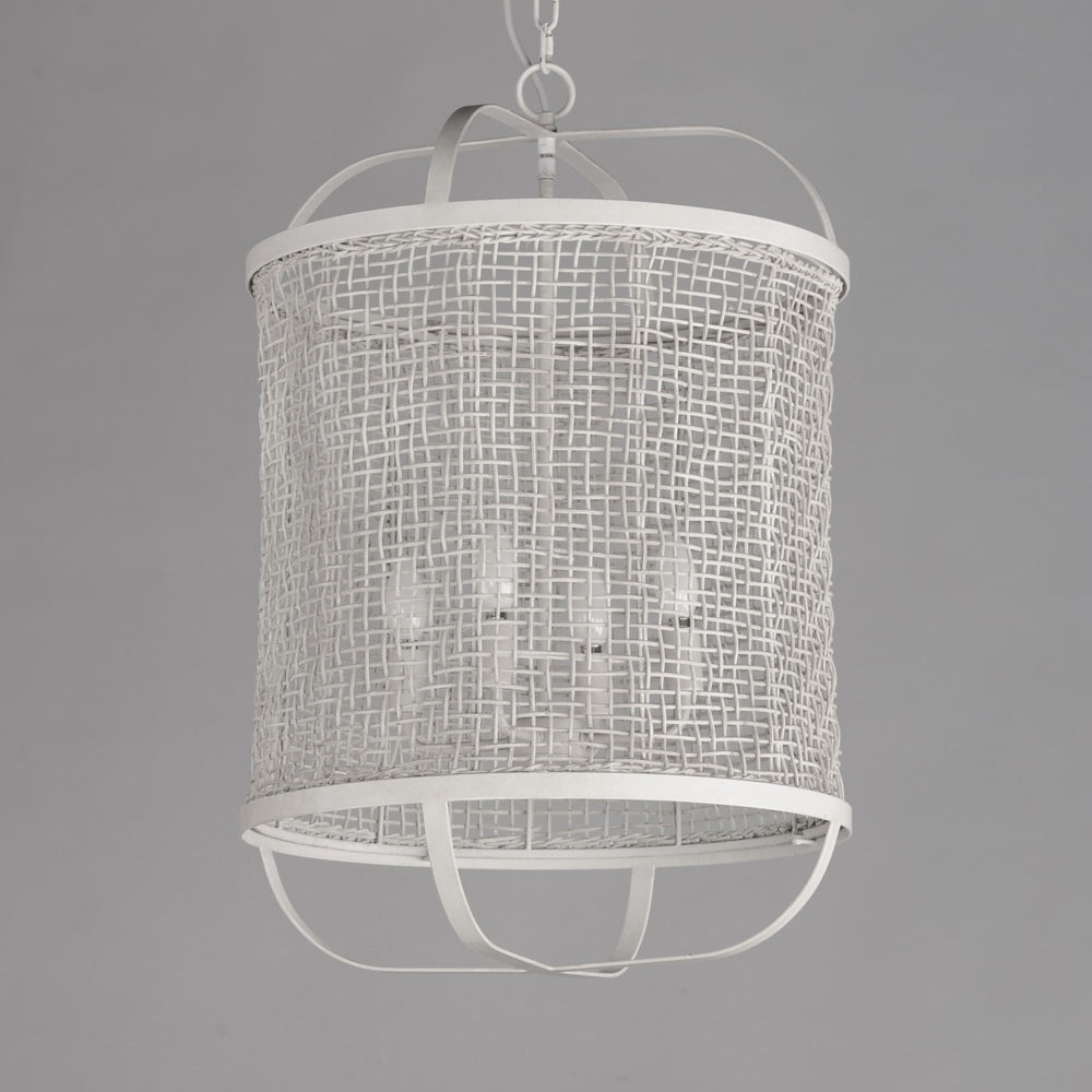 Maxim - 22474WWT - Four Light Pendant - Cestino - Weathered White