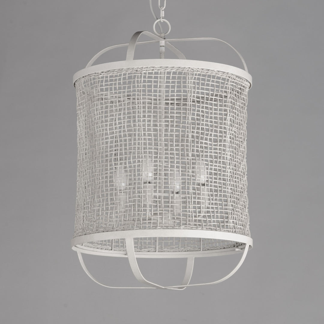 Maxim - 22474WWT - Four Light Pendant - Cestino - Weathered White