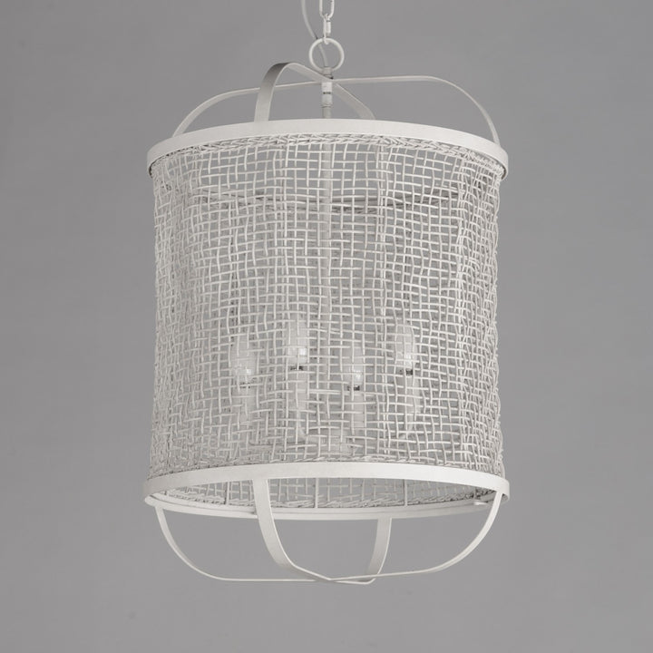 Maxim - 22474WWT - Four Light Pendant - Cestino - Weathered White