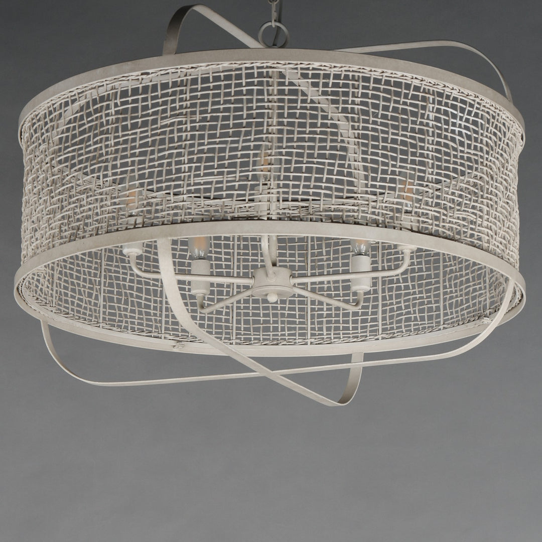 Maxim - 22475WWT - Four Light Pendant - Cestino - Weathered White