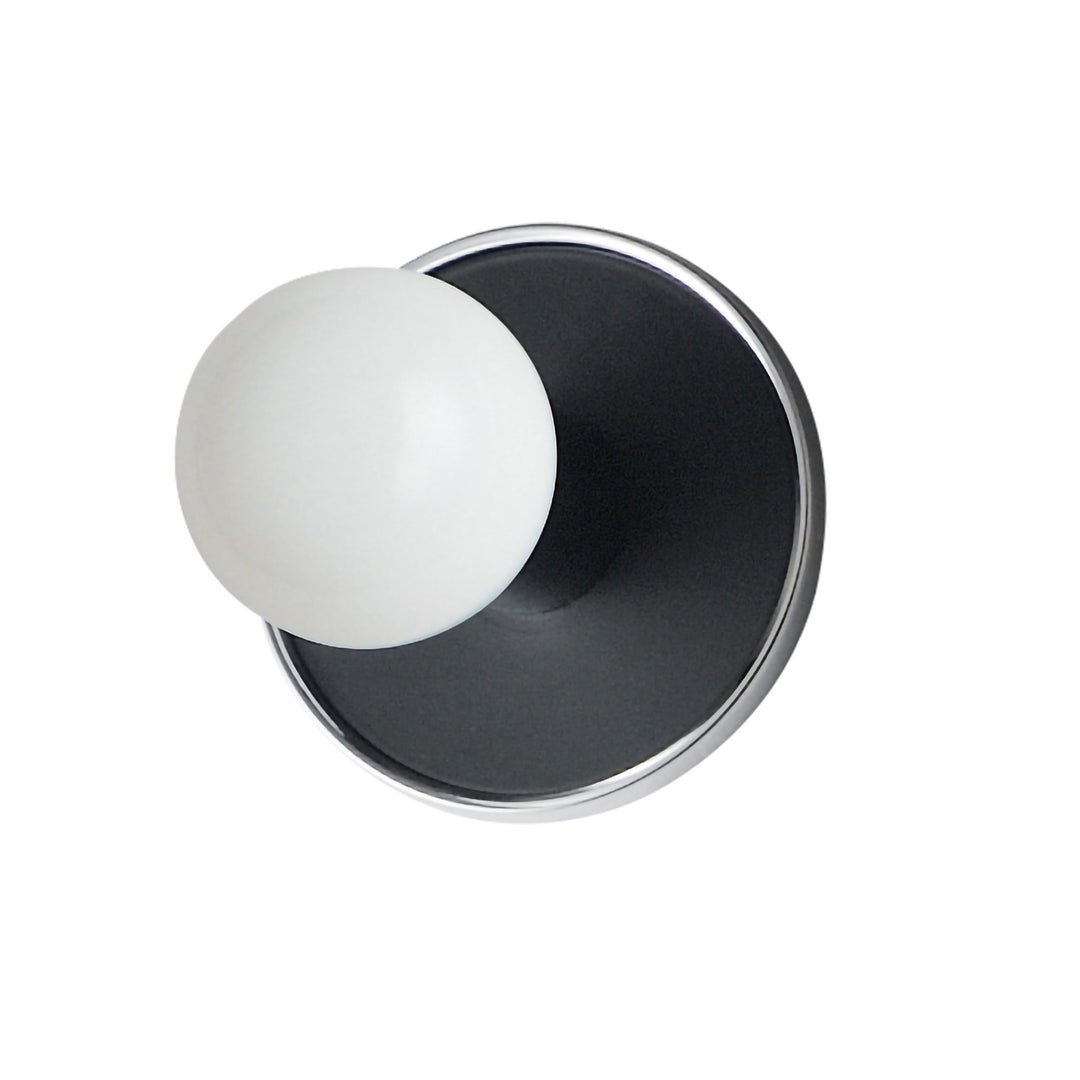 Maxim - 26091WTBKPC - One Light Wall Sconce - Hollywood - Polished Chrome