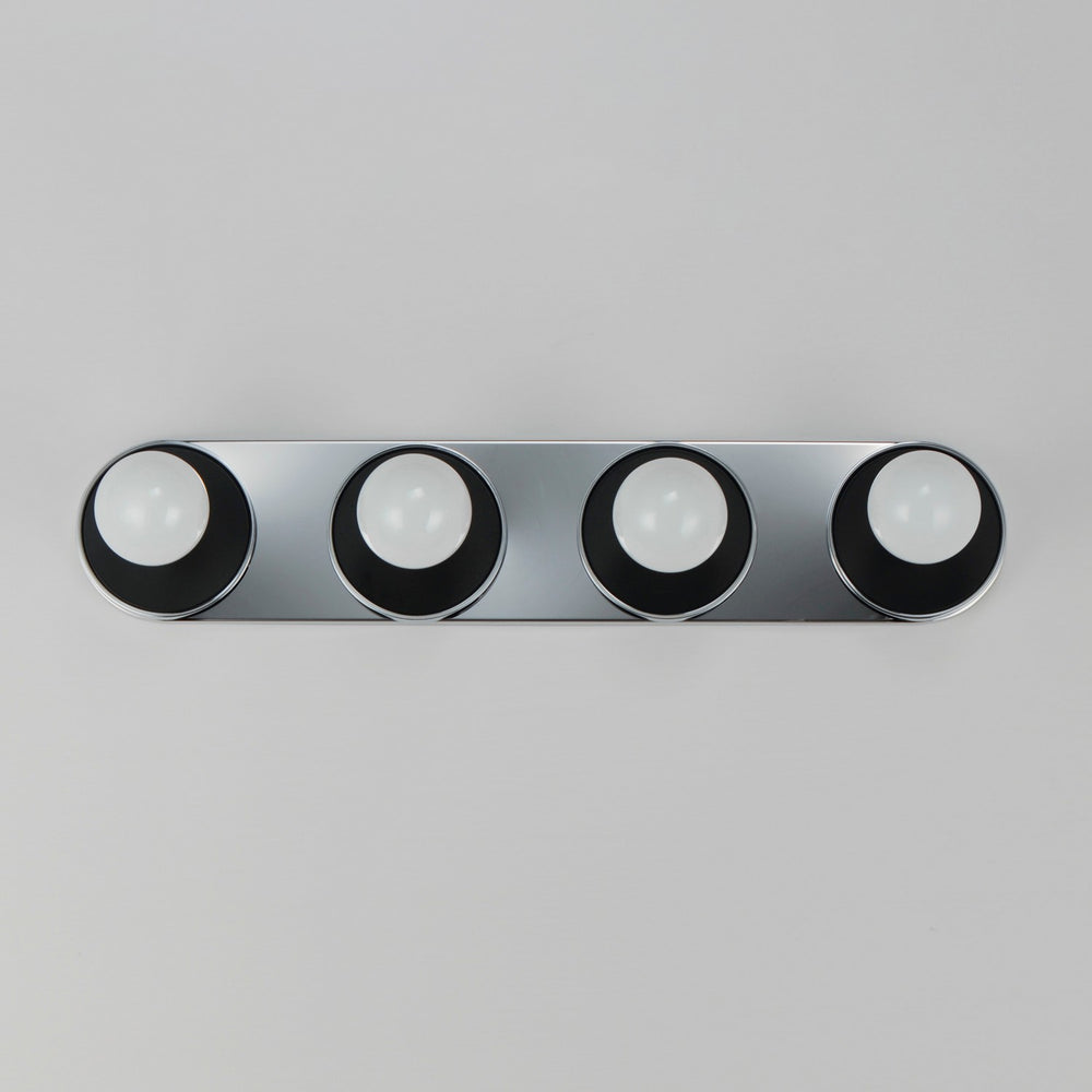 Maxim - 26094WTBKPC - Four Light Wall Sconce - Hollywood - Polished Chrome