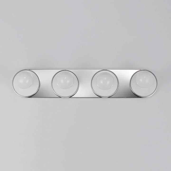 Maxim - 26094WTBKPC - Four Light Wall Sconce - Hollywood - Polished Chrome