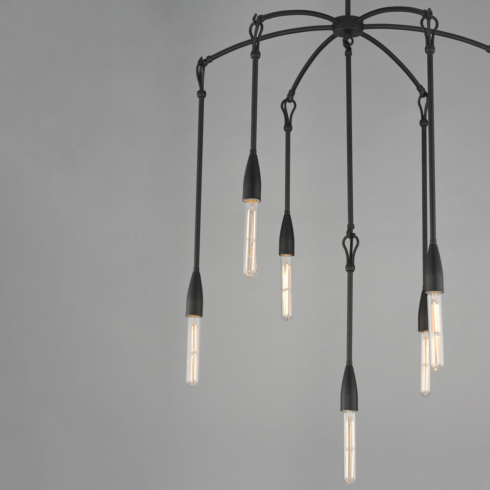 Maxim - 27718AR - Seven Light Chandelier - Pioneer - Anthracite