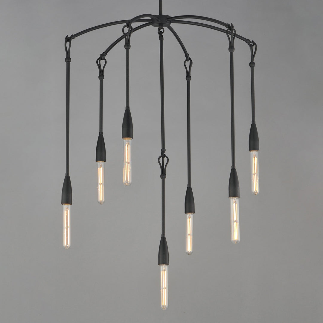 Maxim - 27718AR - Seven Light Chandelier - Pioneer - Anthracite