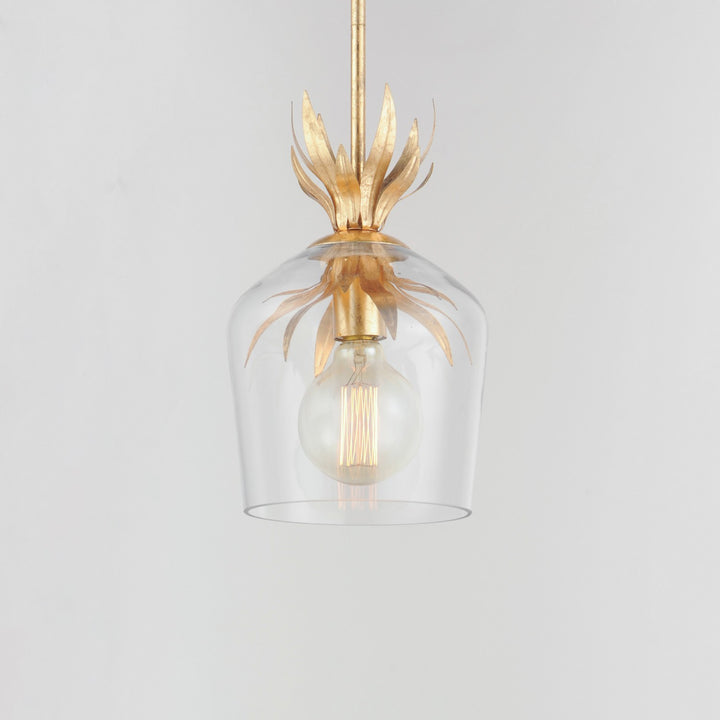 Maxim - 2871GL - One Light Pendant - Paloma - Gold Leaf
