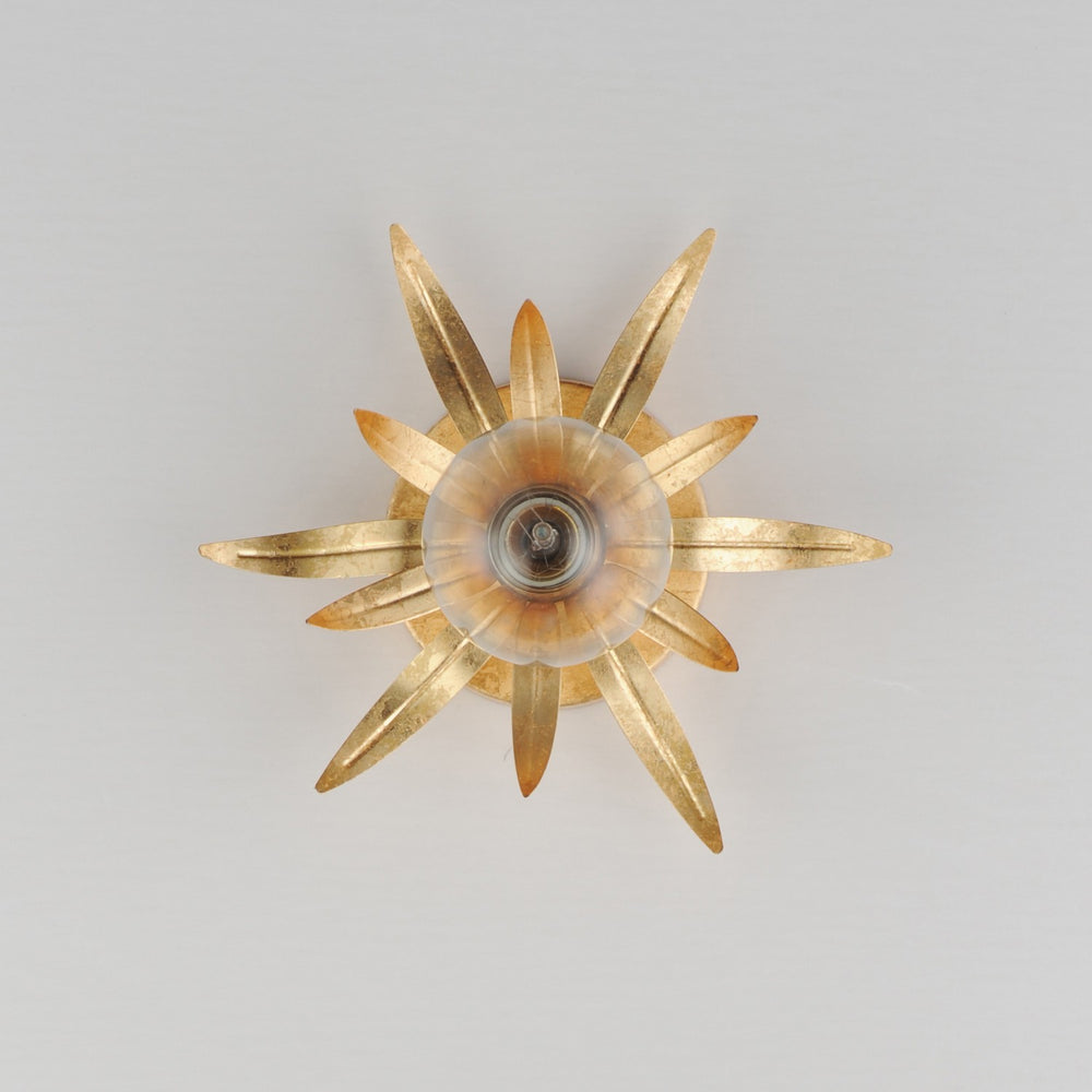 Maxim - 2880GL - One Light Wall Sconce - Paloma - Gold Leaf