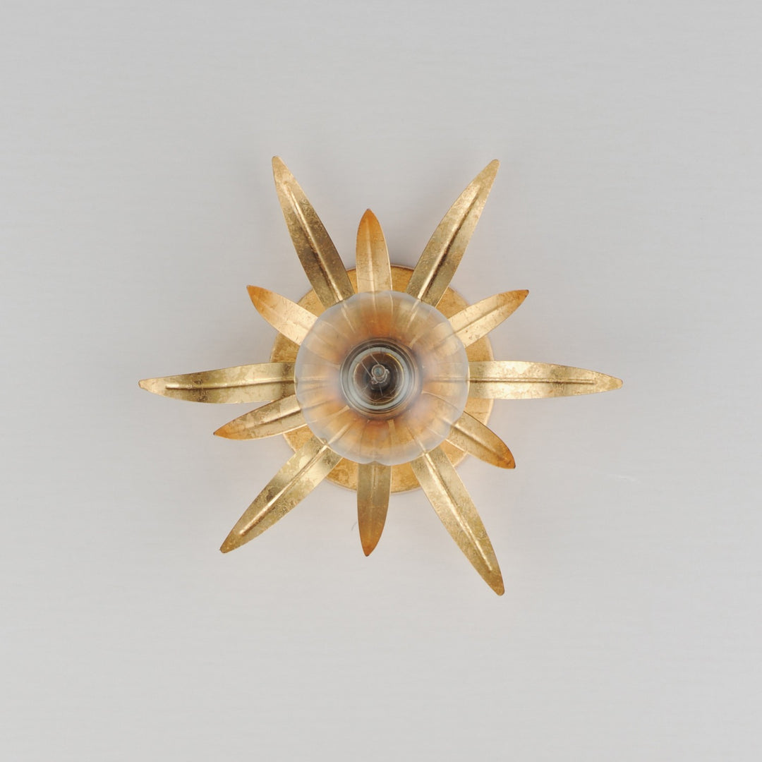 Maxim - 2880GL - One Light Wall Sconce - Paloma - Gold Leaf