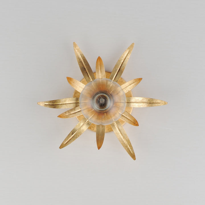 Maxim - 2880GL - One Light Wall Sconce - Paloma - Gold Leaf