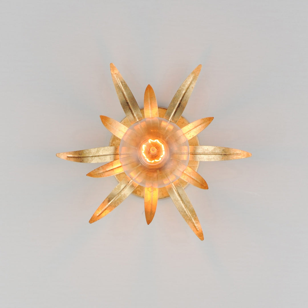 Maxim - 2880GL - One Light Wall Sconce - Paloma - Gold Leaf