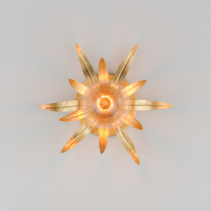 Maxim - 2880GL - One Light Wall Sconce - Paloma - Gold Leaf
