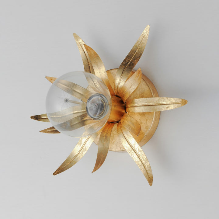 Maxim - 2880GL - One Light Wall Sconce - Paloma - Gold Leaf