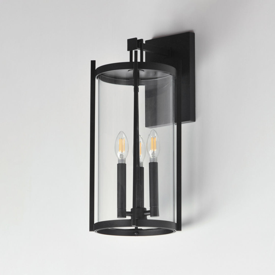 Maxim - 30065CLBK - Three Light Wall Sconce - Belfry - Black