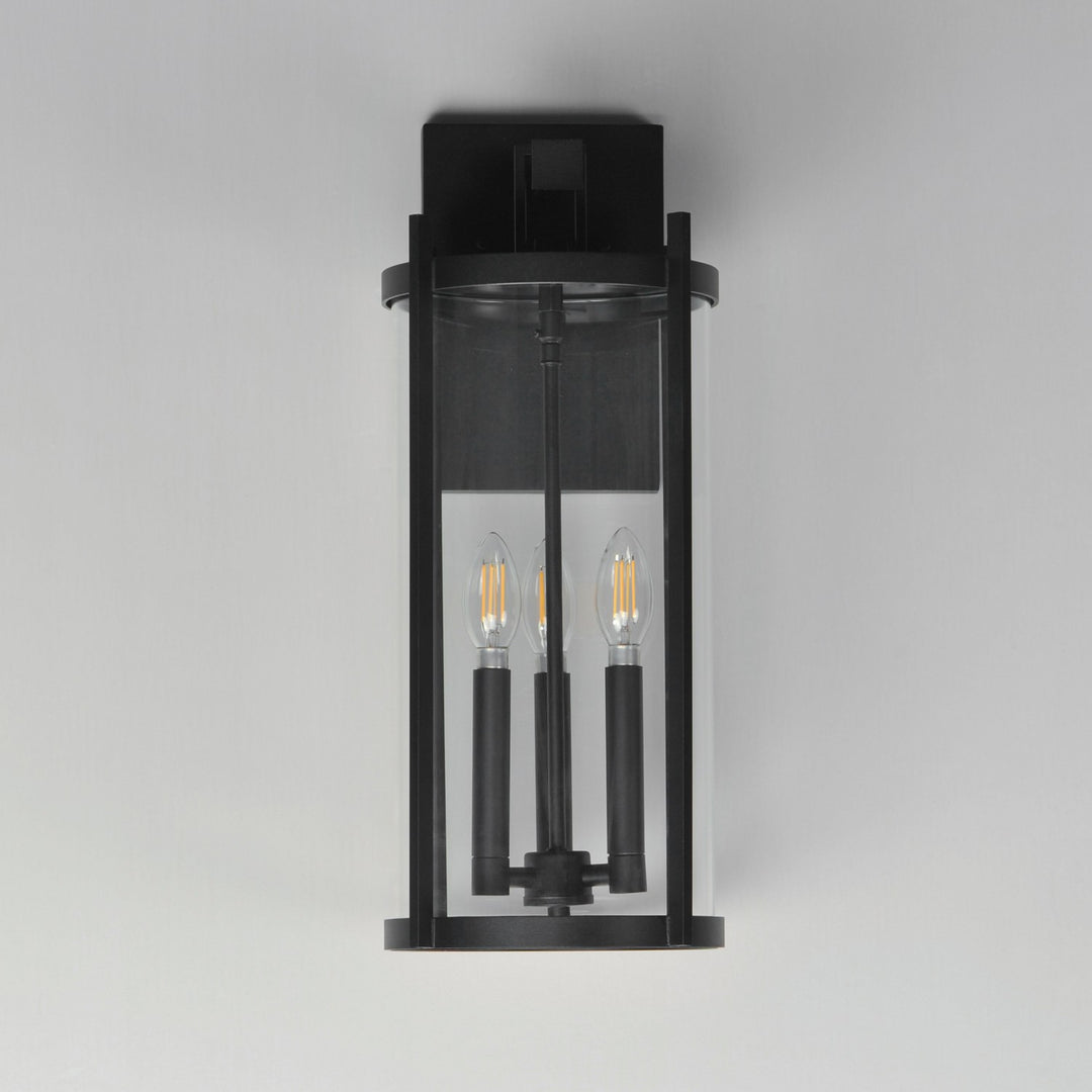 Maxim - 30065CLBK - Three Light Wall Sconce - Belfry - Black