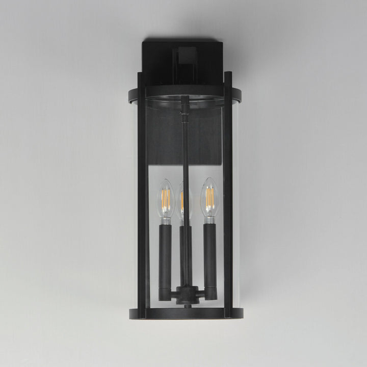Maxim - 30065CLBK - Three Light Wall Sconce - Belfry - Black