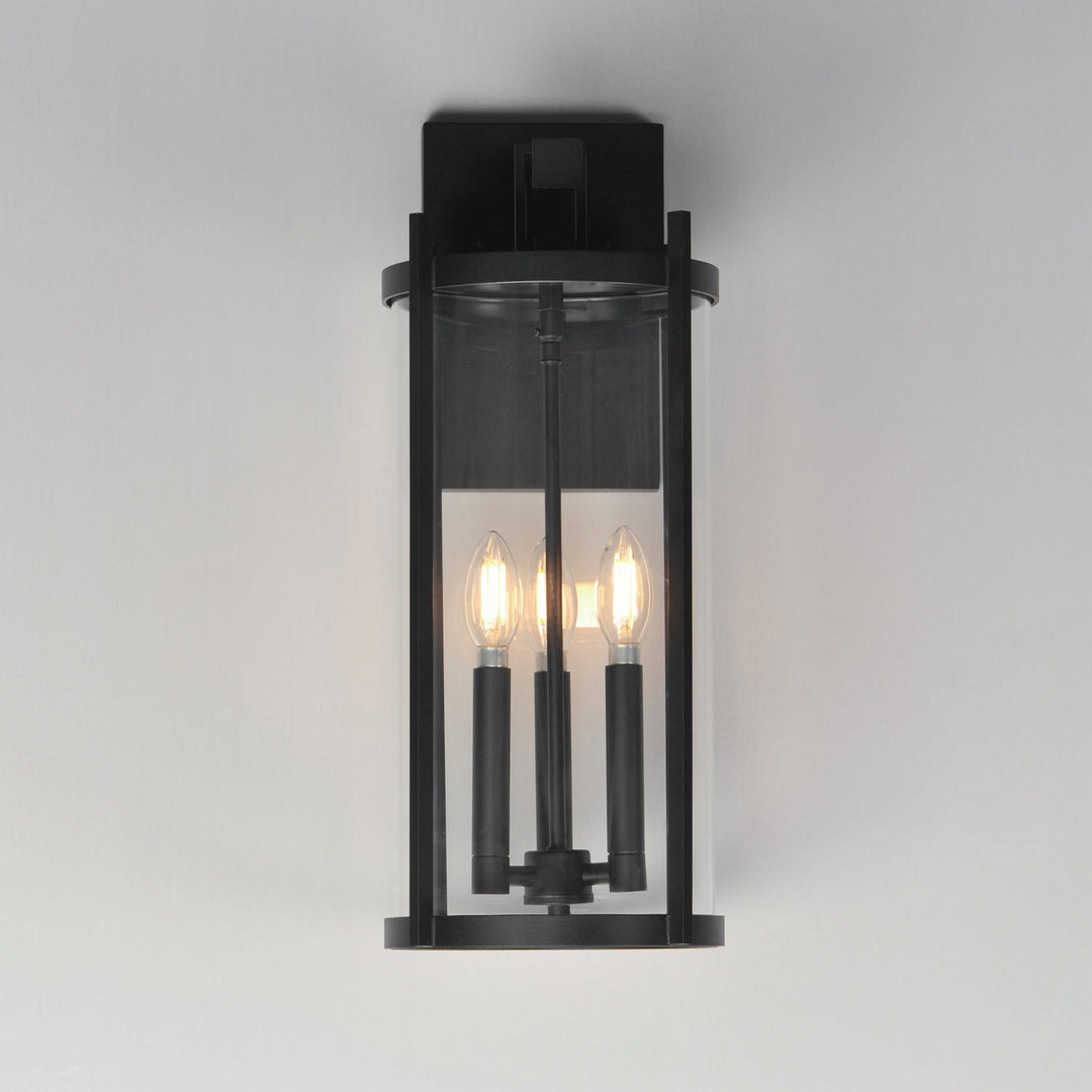 Maxim - 30065CLBK - Three Light Wall Sconce - Belfry - Black