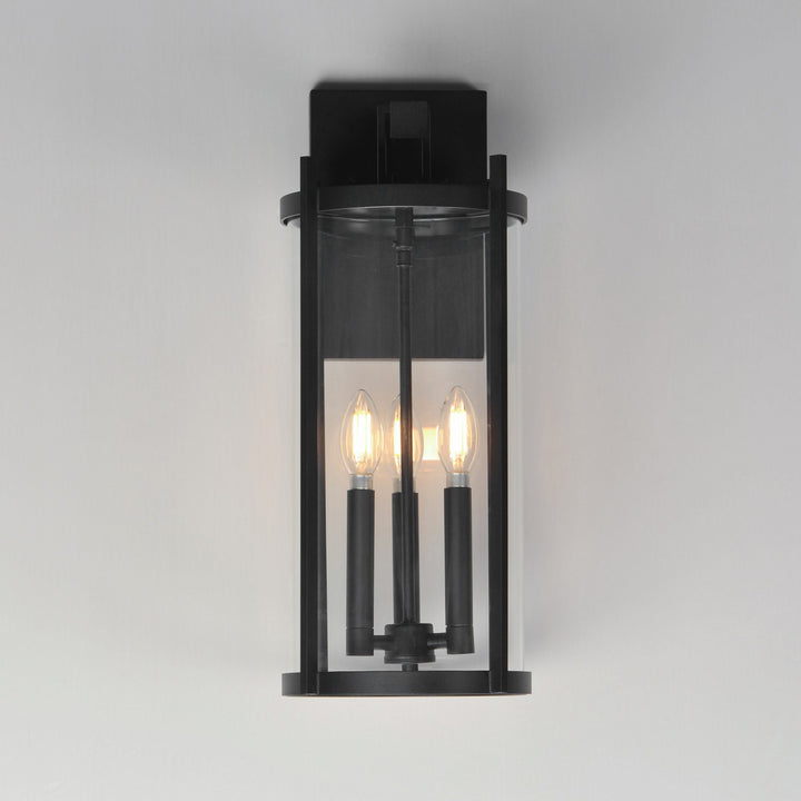 Maxim - 30065CLBK - Three Light Wall Sconce - Belfry - Black