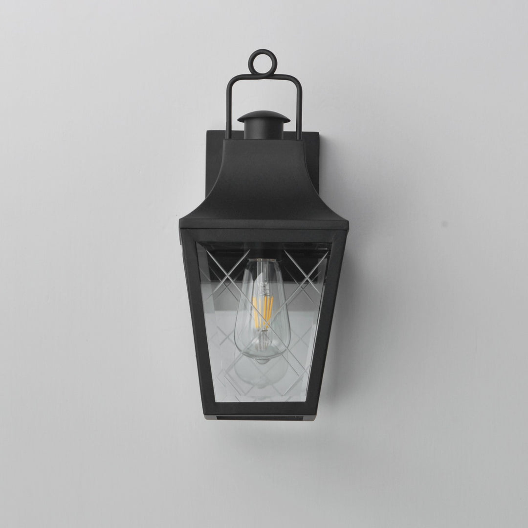 Maxim - 30361CLBK - One Light Outdoor Wall Sconce - Storybook - Black