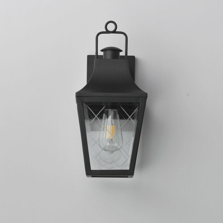 Maxim - 30361CLBK - One Light Outdoor Wall Sconce - Storybook - Black