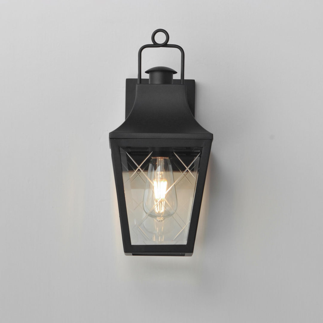 Maxim - 30361CLBK - One Light Outdoor Wall Sconce - Storybook - Black
