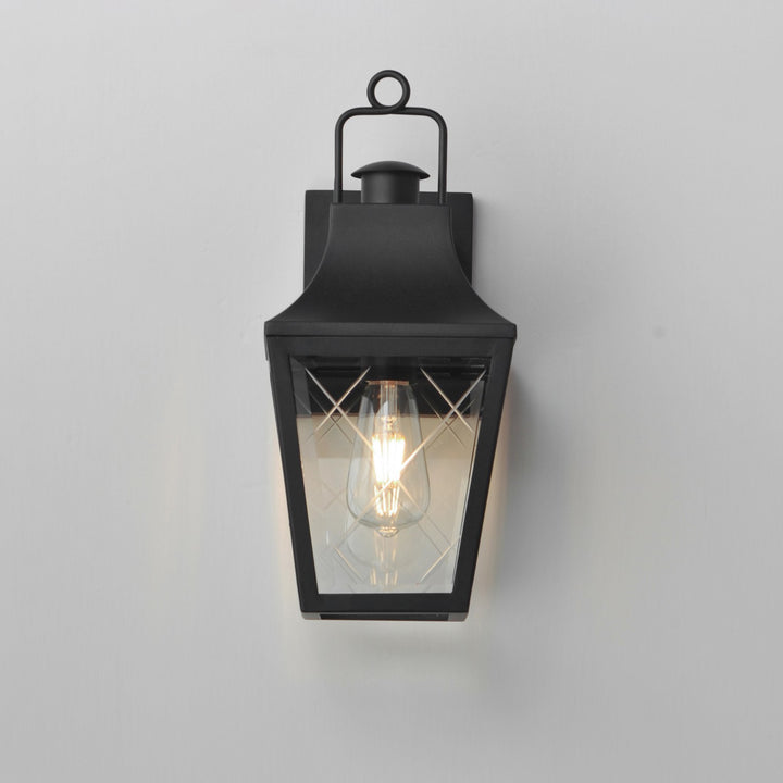 Maxim - 30361CLBK - One Light Outdoor Wall Sconce - Storybook - Black