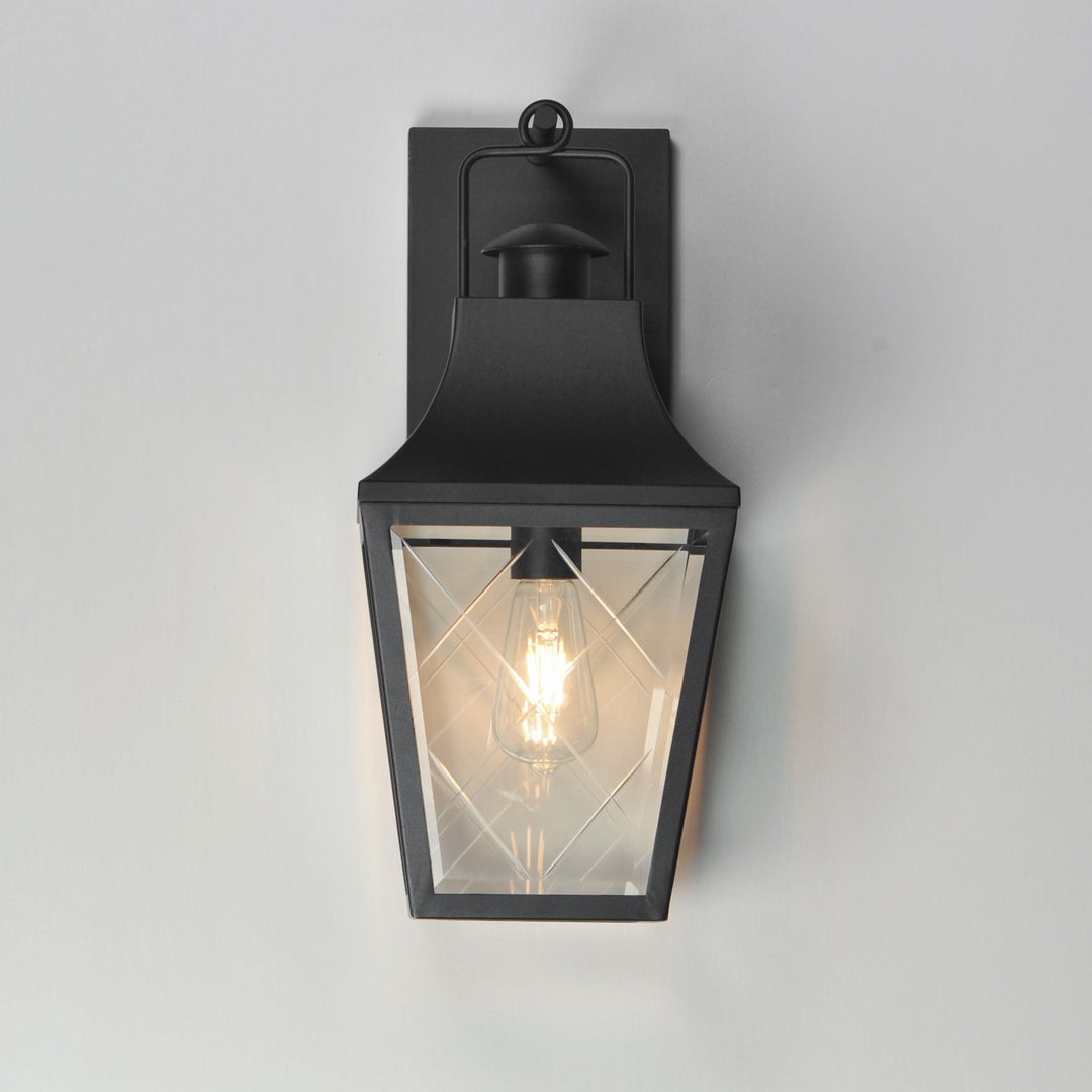 Maxim - 30362CLBK - One Light Outdoor Wall Sconce - Storybook - Black