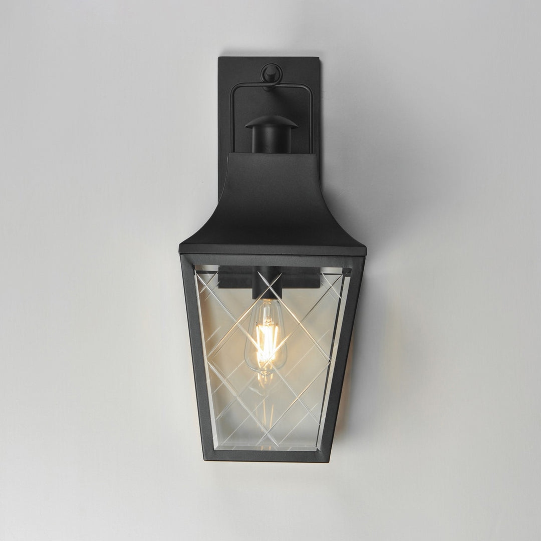 Maxim - 30363CLBK - One Light Outdoor Wall Sconce - Storybook - Black
